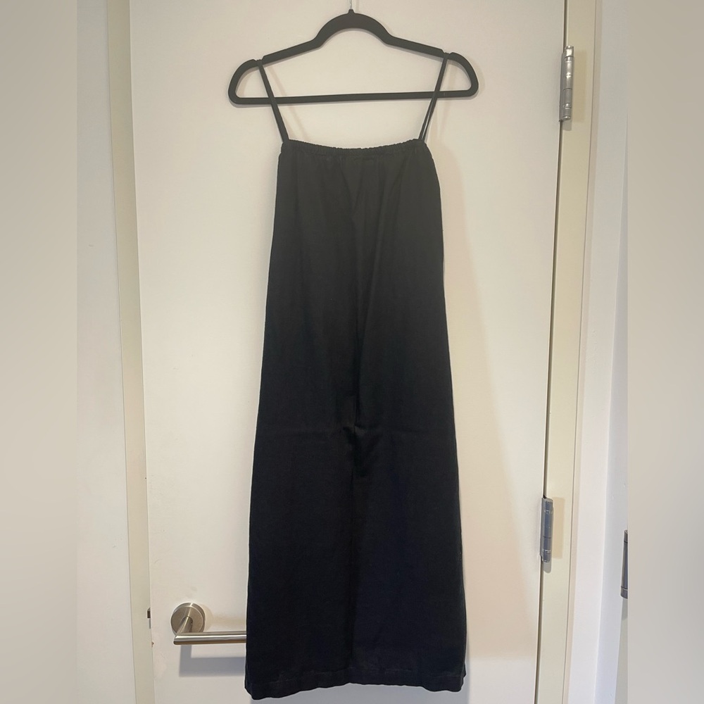 Black Square Neck Dress